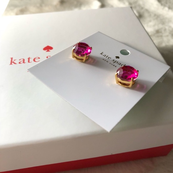 kate spade Jewelry - ✅SOLD! <Kate Spade> Fuchsia Gumdrop Earrings